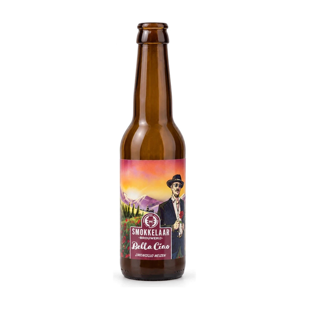 Bella Ciao Limoncello Weizen van De Smokkelaar in de fles