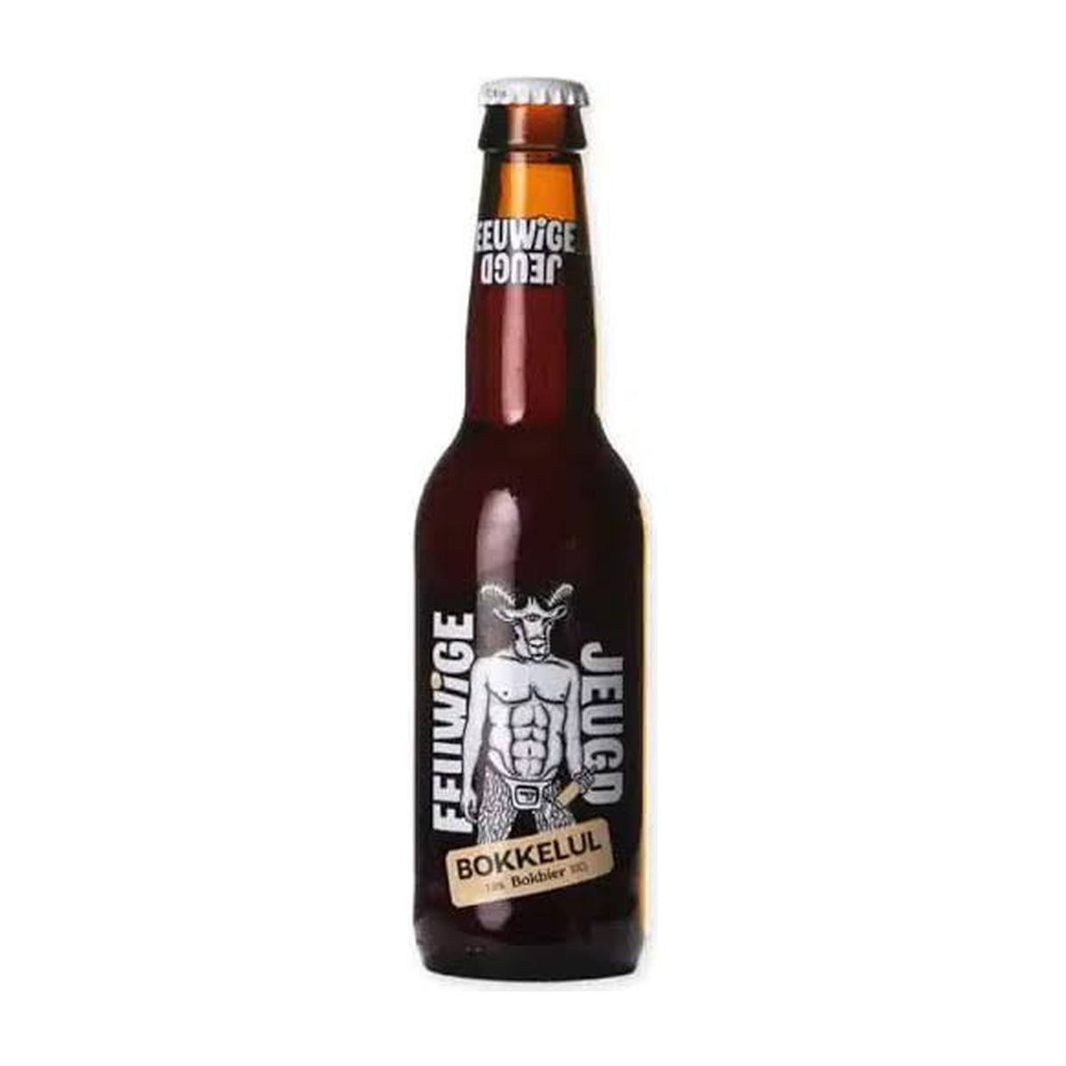 Eeuwige Jeugd Bokkelul, fles van Eeuwige Jeugd