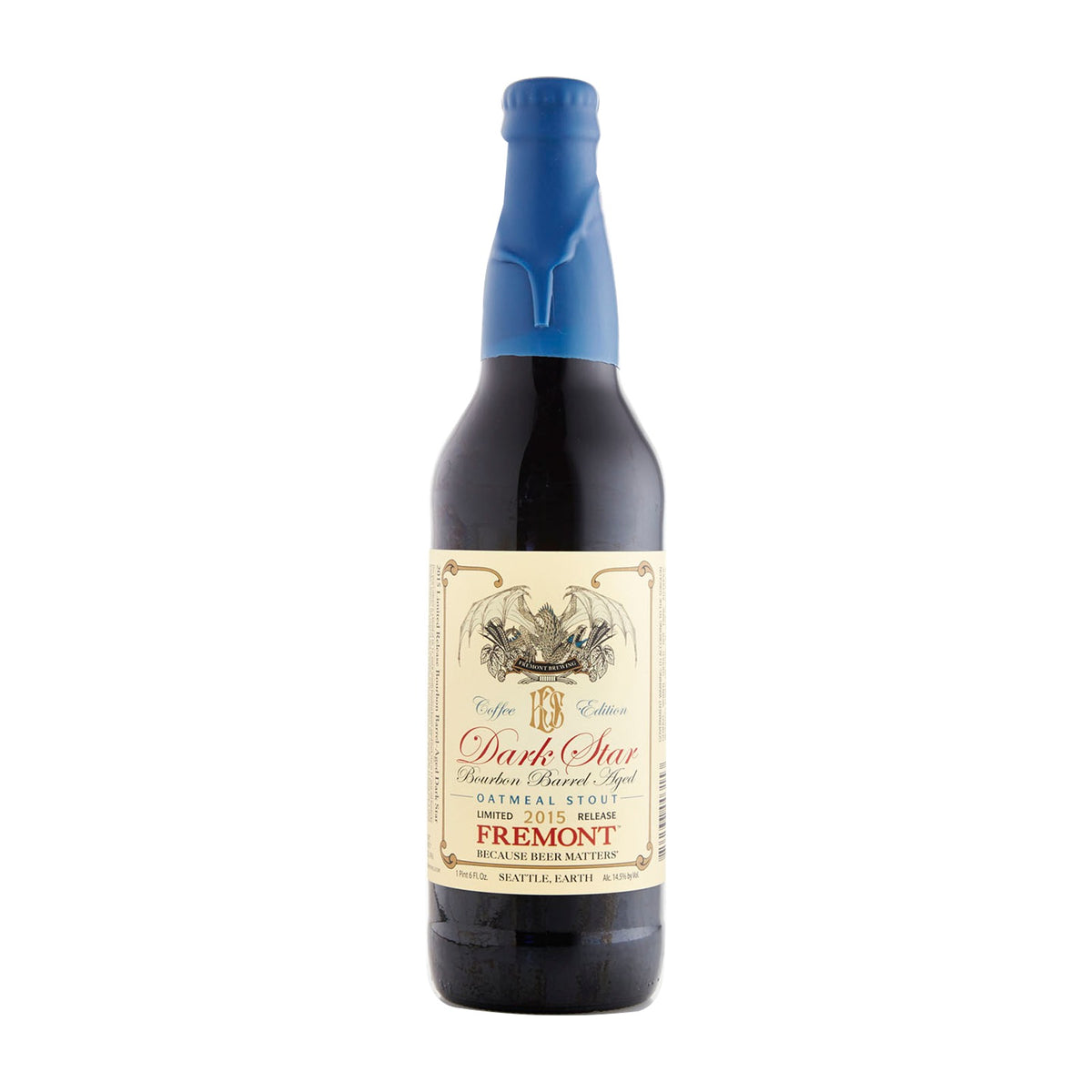 Bourbon Barrel Aged Dark Star – Coffee Edition (2015), fles van Fremont Brewing